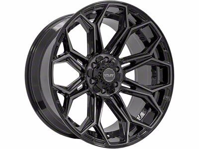 4Play 4P83 Brushed Black 6-Lug Wheel; 20x10; -18mm Offset (10-24 4Runner)