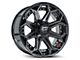 4Play 4P83 Brushed Black 6-Lug Wheel; 20x9; 0mm Offset (10-24 4Runner)