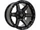 4Play 4P63 Brushed Black 6-Lug Wheel; 20x10; -18mm Offset (2024 Tacoma)