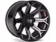 4Play 4P80R Gloss Black with Brushed Face 6-Lug Wheel; 22x12; -44mm Offset (2024 Tacoma)