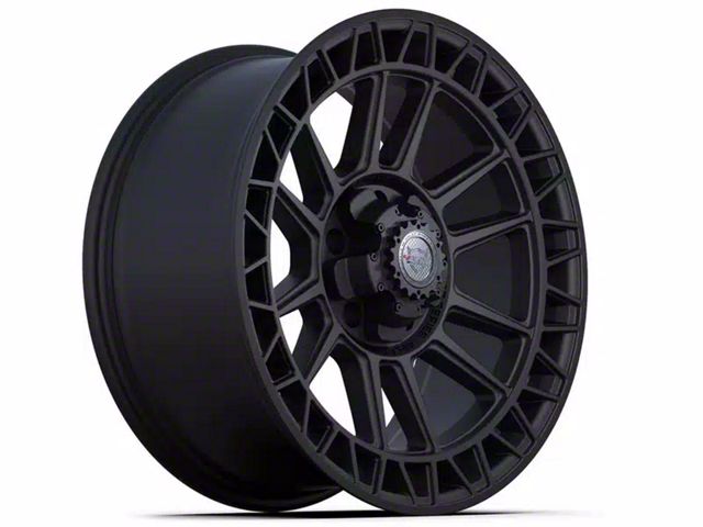 4Play 4PS12 Satin Black 6-Lug Wheel; 22x9; 0mm Offset (2024 Tacoma)