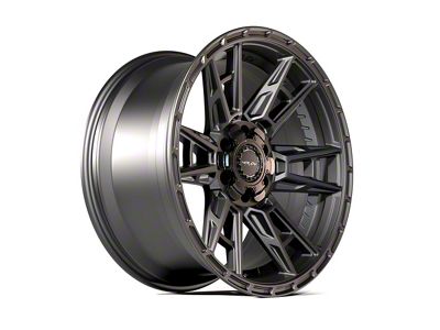 4Play Sport2.0 4PS20 Matte Black 6-Lug Wheel; 22x10; 24mm Offset (2024 Tacoma)