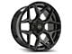 4Play 4P06 Brushed Black 6-Lug Wheel; 24x10; 18mm Offset (03-09 4Runner)