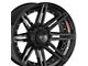 4Play 4P08 Brushed Black 6-Lug Wheel; 20x10; -18mm Offset (10-24 4Runner)