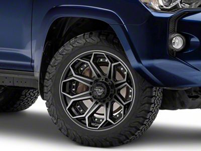 4Play 4P80R Brushed Black 6-Lug Wheel; 20x10; -18mm Offset (10-24 4Runner)