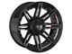 4Play 4P08 Brushed Black 6-Lug Wheel; 20x10; -18mm Offset (21-24 Bronco, Excluding Raptor)