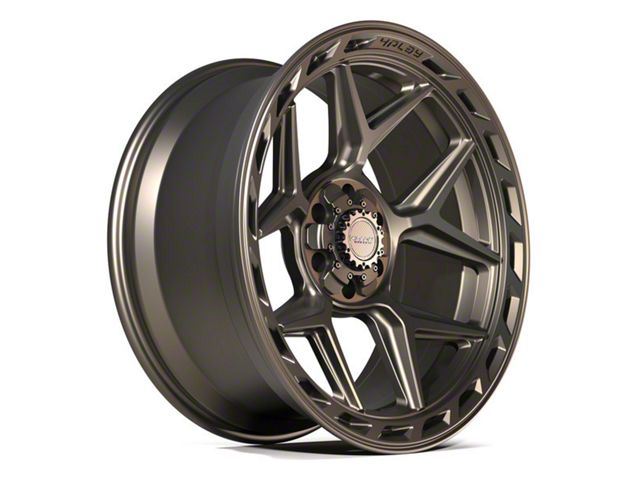 4Play 4P55 Bronze 6-Lug Wheel; 22x10; -18mm Offset (21-24 Bronco, Excluding Raptor)