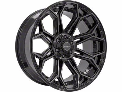 4Play 4P83 Brushed Black 6-Lug Wheel; 20x10; -18mm Offset (22-24 Bronco Raptor)