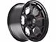 4Play Forged Series 4PF6 Matte Black Center with Gloss Black Barrel 6-Lug Wheel; 20x9; 0mm Offset (22-24 Bronco Raptor)