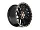 4Play Sport2.0 4PS28 Brushed Black with Tinted Clear Coat 6-Lug Wheel; 22x10; 0mm Offset (22-24 Bronco Raptor)