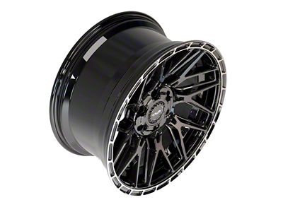 4Play Sport2.0 4PS28 Matte Black Wheel; 20x9 (76-86 Jeep CJ7)