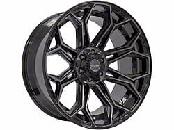 4Play 4P83 Brushed Black Wheel; 20x10; -18mm Offset (22-24 Jeep Grand Cherokee WL)