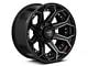 4Play 4P80R Brushed Black Wheel; 20x10; -24mm Offset (99-04 Jeep Grand Cherokee WJ)