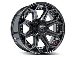 4Play 4P80R Brushed Black 6-Lug Wheel; 20x9; 0mm Offset (17-24 Titan)