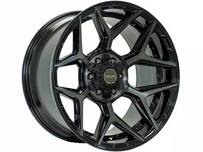 4Play 4P06 Brushed Black 6-Lug Wheel; 20x10; -18mm Offset (16-24 Titan XD)