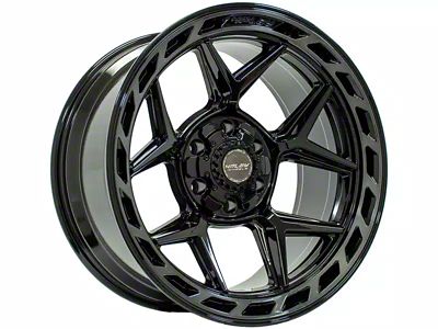 4Play 4P55 Brushed Black 6-Lug Wheel; 20x10; -18mm Offset (16-24 Titan XD)