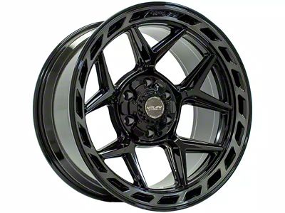 4Play 4P55 Brushed Black 6-Lug Wheel; 20x12; -44mm Offset (16-24 Titan XD)