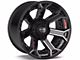 4Play 4P70 Gloss Black with Brushed Face 6-Lug Wheel; 22x12; -44mm Offset (16-24 Titan XD)