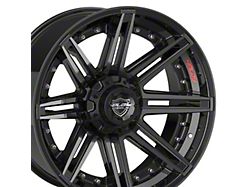 4Play 4P08 Brushed Black 6-Lug Wheel; 20x10; -18mm Offset (22-24 Tundra)