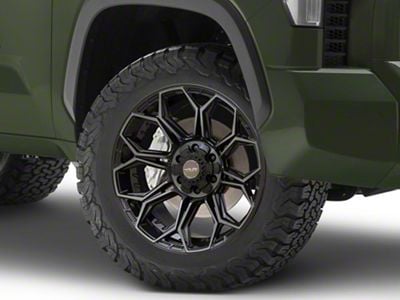 4Play 4P83 Brushed Black 6-Lug Wheel; 20x9; 0mm Offset (22-25 Tundra)