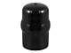 1-7/8 to 2-Inch Trailer Hitch Ball Cover; Black Rubber