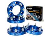 1-Inch Hubcentric Pro Billet Wheel Spacers; Blue (03-24 4Runner)