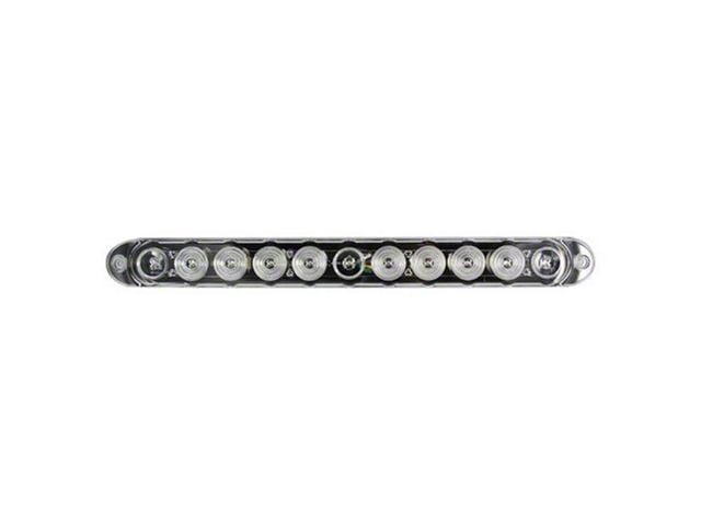15-Inch Mini LED Tailgate Bar; Clear (Universal; Some Adaptation May Be Required)