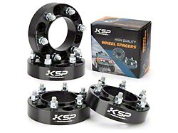 1.50-Inch Hubcentric Pro Billet Wheel Spacers; Black (03-24 4Runner)