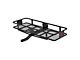 2-Inch Receiver Hitch Basket-Style Cargo Carrier; Fixed Shank; 60-Inch x 22-Inch (Universal; Some Adaptation May Be Required)