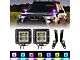 3-Inch RGB Halo LED Ditch Lights with Mounting Brackets (14-24 4Runner)