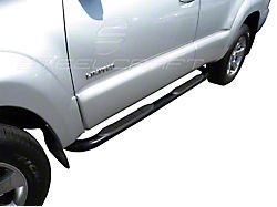 3-Inch Round Side Step Bars; Black (03-09 4Runner)