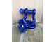 3/4-Inch D-Ring Shackles; Ocean Blue