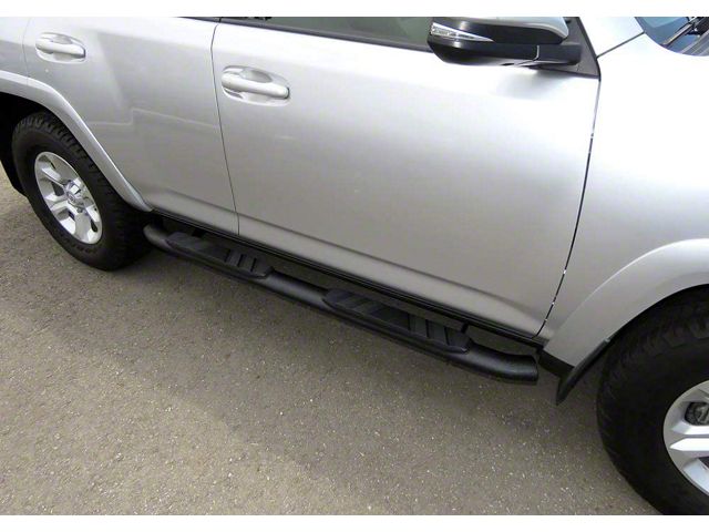 3.50-Inch Side Step Bars; Textured Black (10-24 4Runner Trail; 14-24 4Runner SR5, TRD Pro)