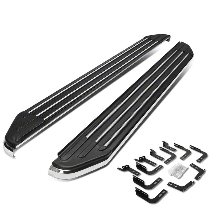 Toyota 4-Runner 6-Inch Aluminum Running Boards; Black (10-16 4Runner ...