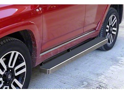 6-Inch iStep Running Boards; Hairline Silver (10-13 4Runner SR5; 10-24 4Runner Limited; 19-24 4Runner Nightshade)