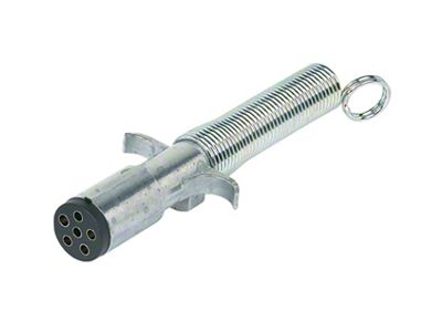 6-Pole Round Heavy Duty Trailer End Connector