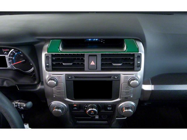 Above Center Air Vent Trim Strip; Army Green (14-24 4Runner)