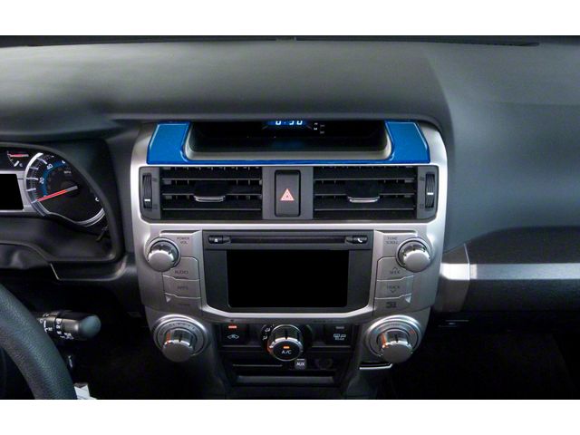 Above Center Air Vent Trim Strip; Blazing Blue (14-24 4Runner)