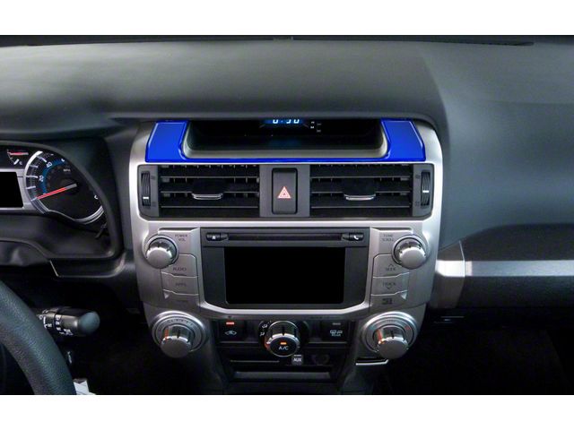 Above Center Air Vent Trim Strip; Voodoo Blue (14-24 4Runner)