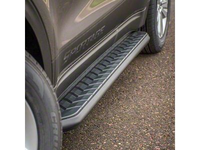 AeroTread 5-Inch Running Boards; Black (14-24 4Runner Limited)