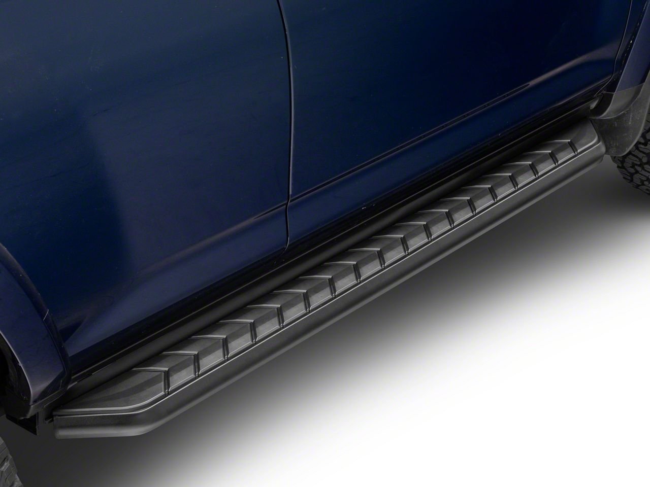 Toyota 4-Runner AeroTread 5-Inch Running Boards; Black (14-24 4Runner ...