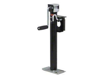 Bracket-Mount Swivel Trailer Jack with Side Handle; 2,000 lb.