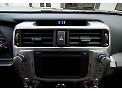 Center Air Vent Accent Trim Strip; Matte Black (14-24 4Runner)