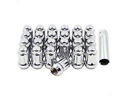 Chrome 6-Spline Lut Nut Kit; M12 x 1.5; Set of 24 (03-24 4Runner)