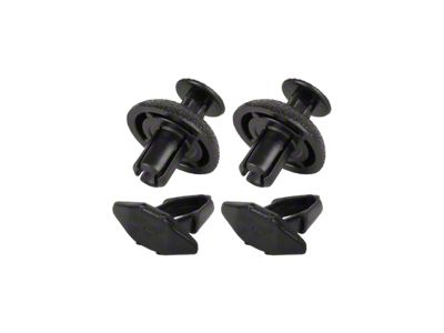 Cowl Fastener Clip Kit; 4-Pieces (10-24 4Runner)