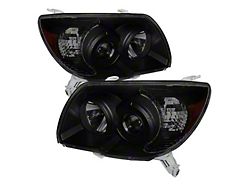 Crystal Headlights; Black Housing; Smoked Lens (06-09 4Runner)