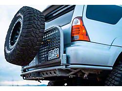 DIY Hybrid Rear Bumper; Raw Steel (03-09 4Runner)