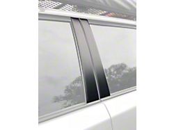 Door Pillar Accent Trim; Forged Carbon Fiber (07-24 4Runner)