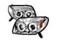 Dual Halo Projector Headlights; Chrome Housing; Clear Lens (03-05 4Runner)