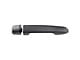 Exterior Door Handle; Rear Driver or Passenger Side; Black (10-20 4Runner)